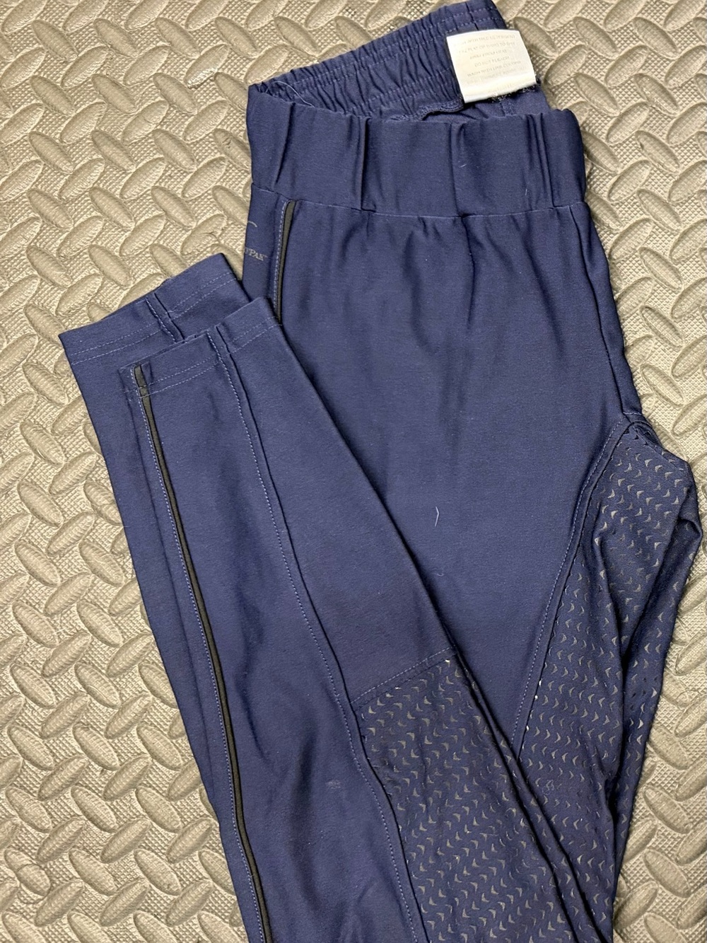 Piper Navy Blue full seat Grip Leggings